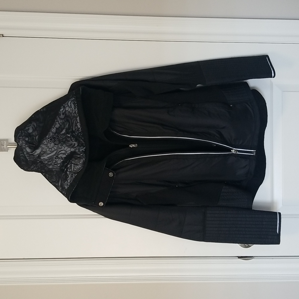 lululemon athletica Black Hooded Utility Jacket